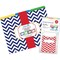 Barker Creek Nautical Chevron File Folder & Library Pockets, Multi-Design Set, 42/Set 3590 - alternate 3